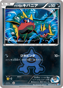 Team Aqua's Carvanha — Magma Gang VS Aqua Gang: Double Crisis