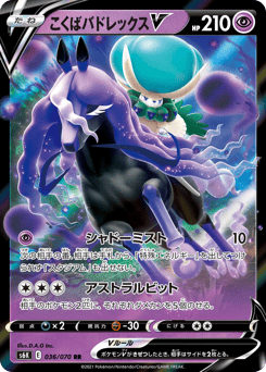 Shadow Rider Calyrex V — Jet-Black Spirit