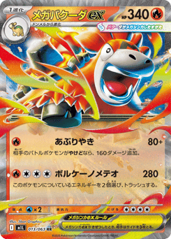 Mega Camerupt ex — Mega Brave