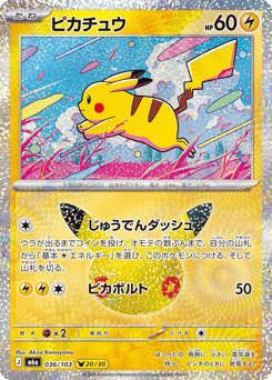 Pikachu M6A 036
