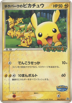 PokéPark's Pikachu PCGP 043