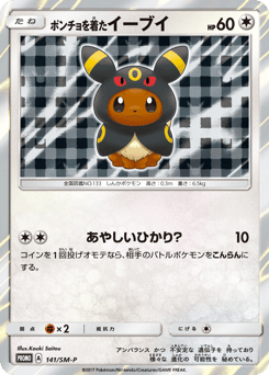 Poncho-wearing Eevee SMP 141