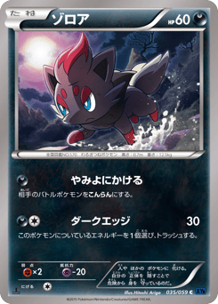 Zorua XY8 035