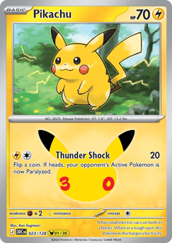 Pikachu 30C 023