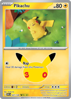Pikachu 30C 027