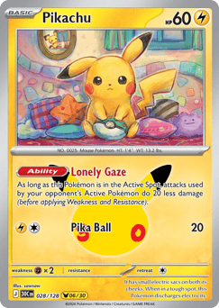 Pikachu 30C 028