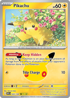 Pikachu 30C 033