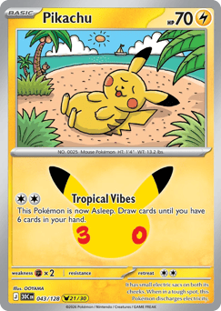 Pikachu 30C 043