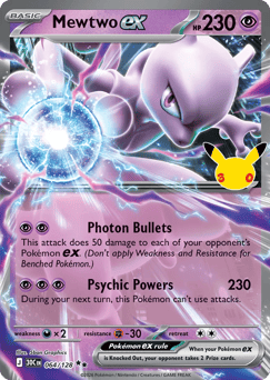 Mewtwo ex — 30th Celebration