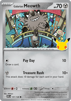 Galarian Meowth — 30th Celebration