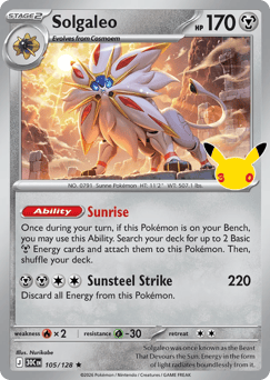 Solgaleo — 30th Celebration