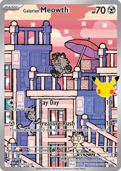 Galarian Meowth — 30th Celebration