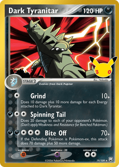 Dark Tyranitar #019 — 30th Celebration: Classic Collection
