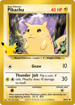 Pikachu 30CC 058