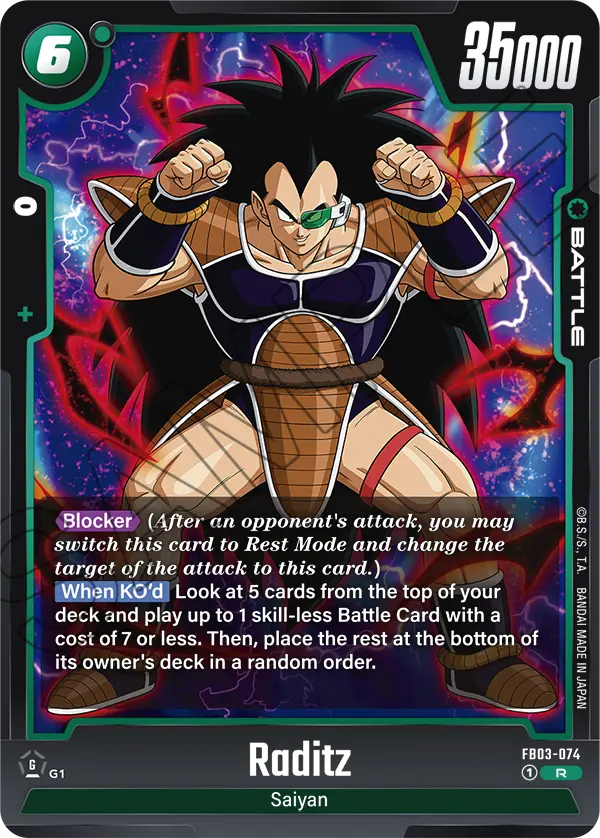 Raditz — Raging Roar