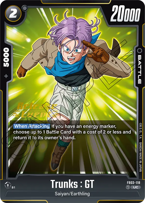 Trunks : GT — Raging Roar