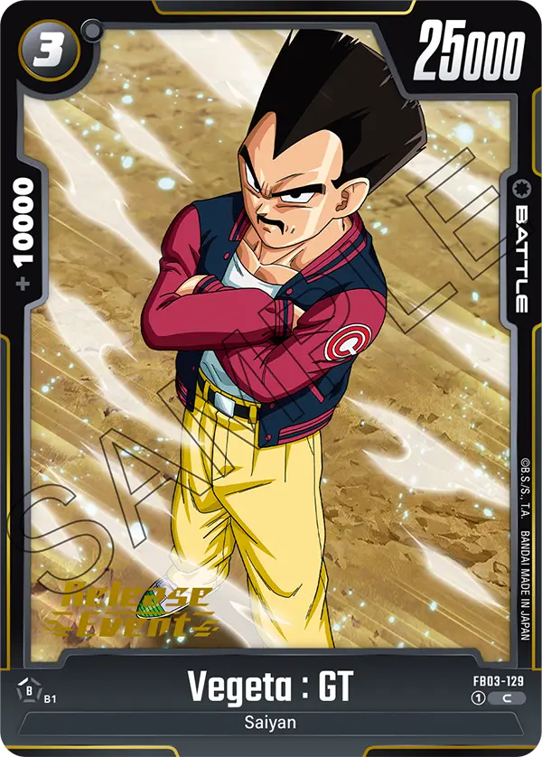 Vegeta : GT — Raging Roar