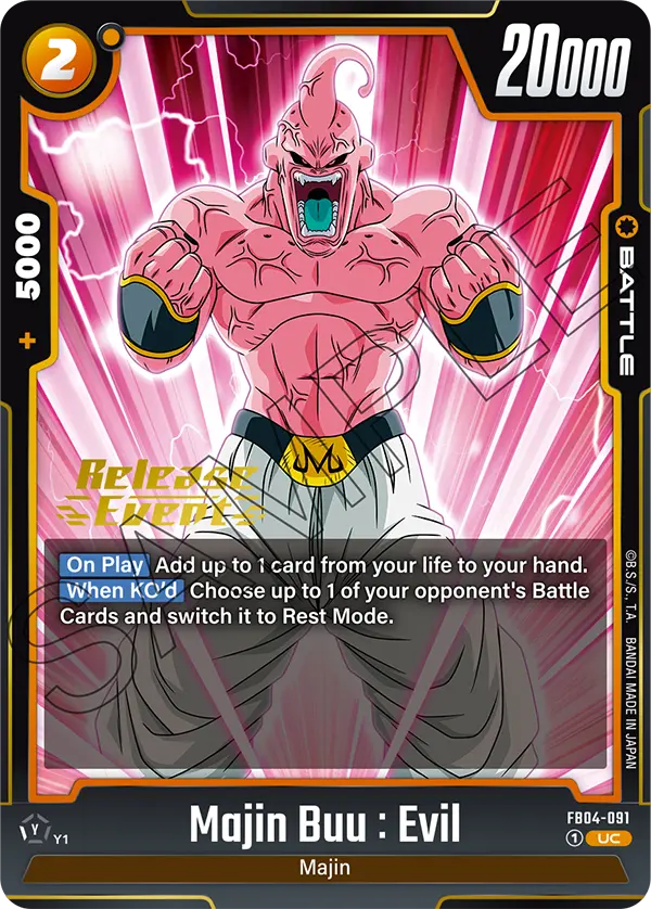 Majin Buu : Evil — Ultra Limit
