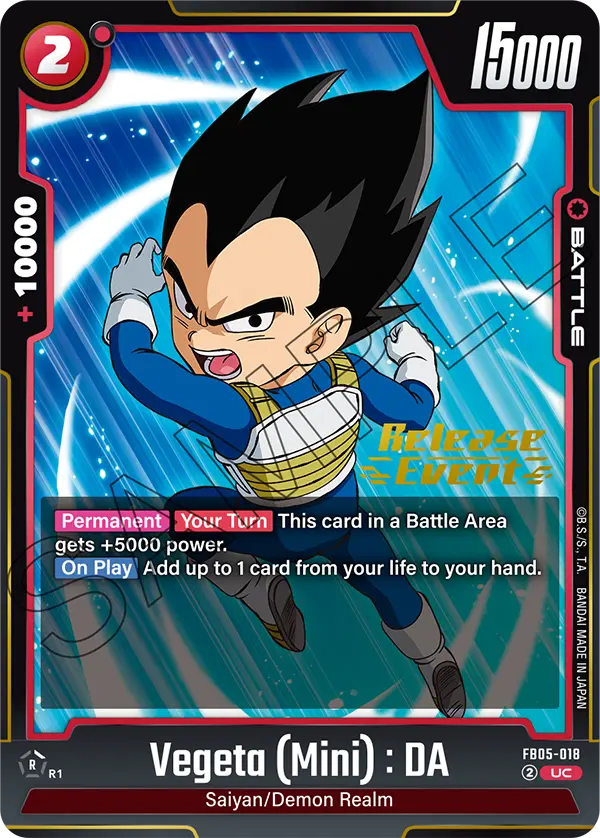 Vegeta (Mini) : DA — New Adventure