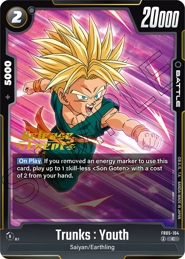 Trunks : Youth — New Adventure
