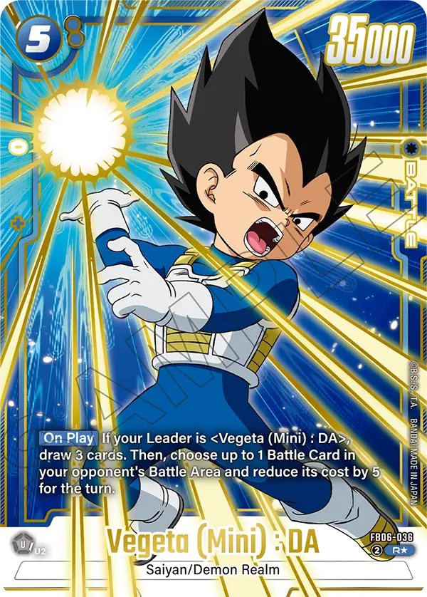 Vegeta (Mini) : DA — Rivals Clash