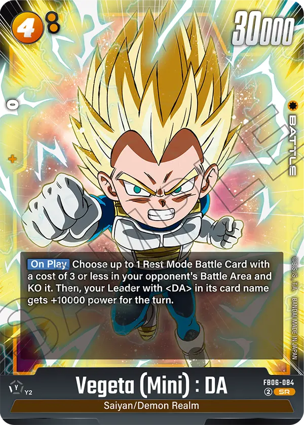 Vegeta (Mini) : DA — Rivals Clash
