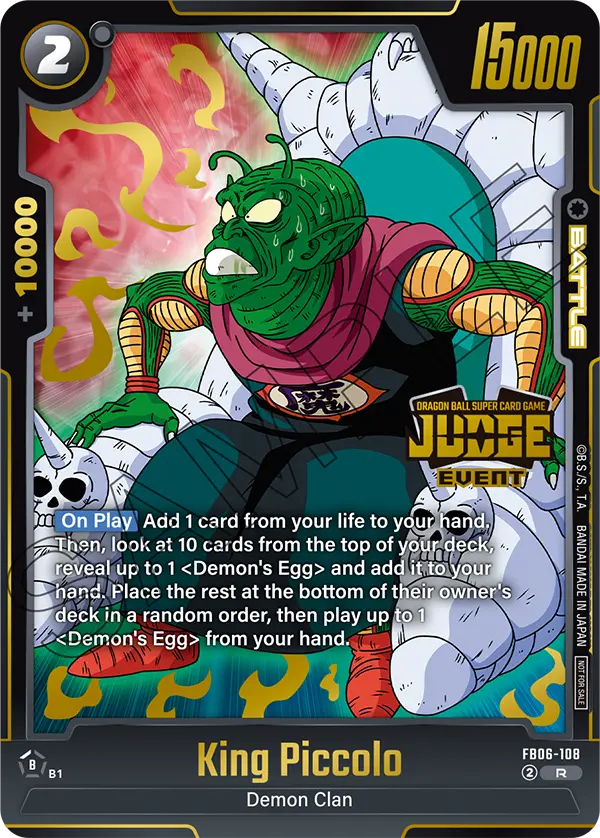 King Piccolo — Rivals Clash