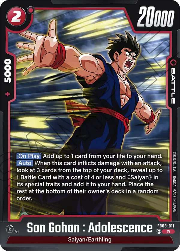 Son Gohan : Adolescence — Saiyan's Pride