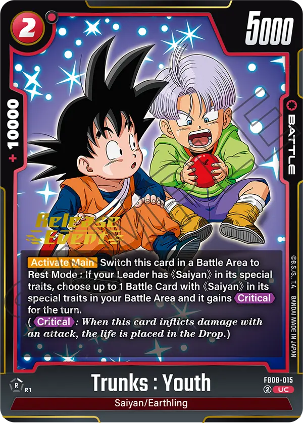 Trunks : Youth — Saiyan's Pride