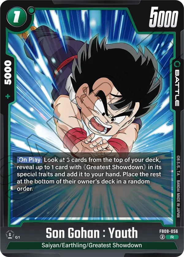 Son Gohan : Youth — Saiyan's Pride