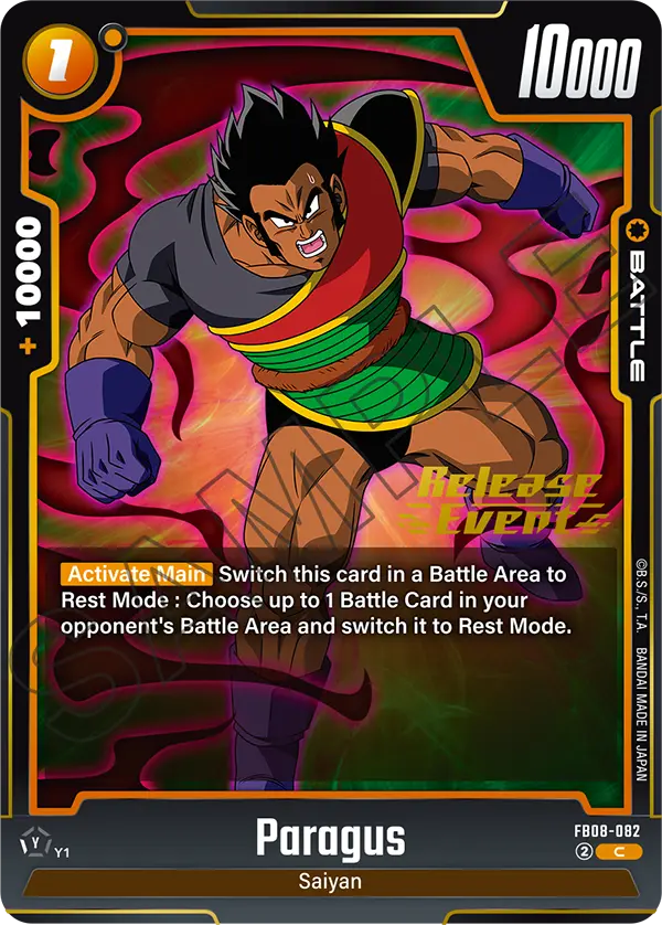 Paragus — Saiyan's Pride