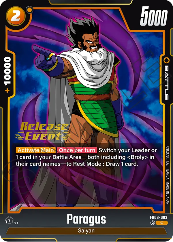 Paragus — Saiyan's Pride