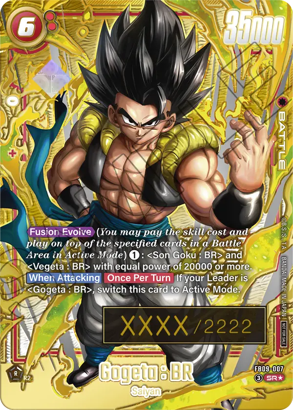 Gogeta : BR #007 — Dual Evolution