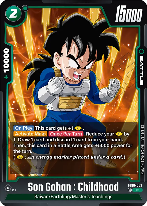 Son Gohan : Childhood — Cross Force