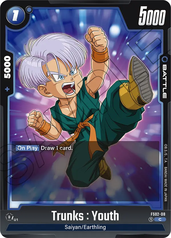 Trunks : Youth #08 — STARTER DECK -VEGETA- [FS02]