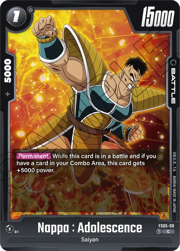 Nappa : Adolescence #09 — STARTER DECK -BARDOCK- [FS05]