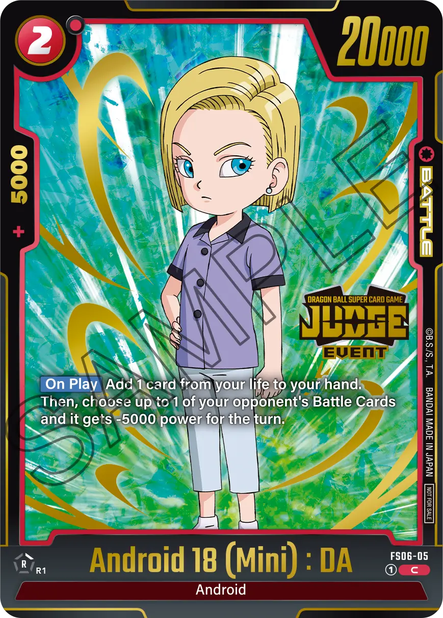 Android 18 (Mini) : DA #05 — STARTER DECK -SON GOKU(MINI)- [FS06]