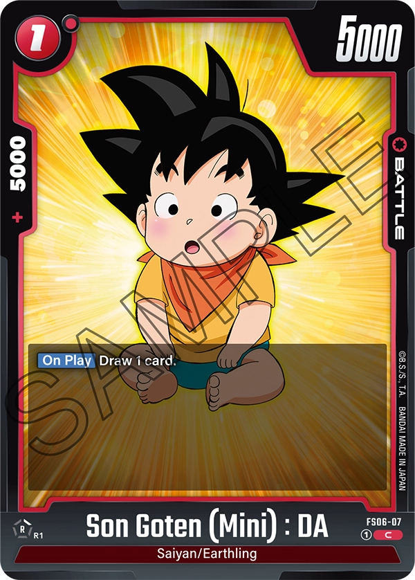 Son Goten (Mini) : DA #07 — STARTER DECK -SON GOKU(MINI)- [FS06]