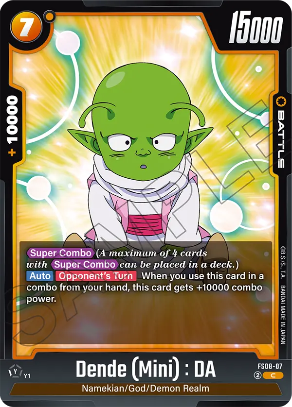 Dende (Mini) : DA #07 — STARTER DECK -VEGETA(MINI) SUPER SAIYAN 3- [FS08]