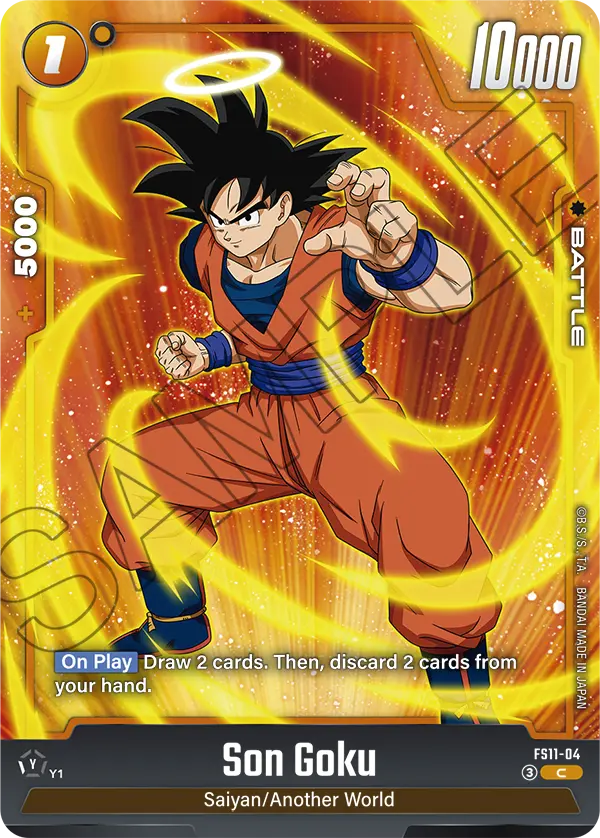 Son Goku #04 — STARTER DECK EX THE PHASE OF EVOLUTION [FS11]