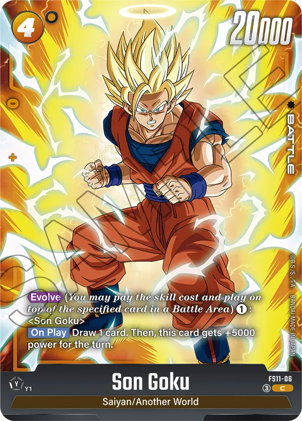 Son Goku #06 — STARTER DECK EX THE PHASE OF EVOLUTION [FS11]