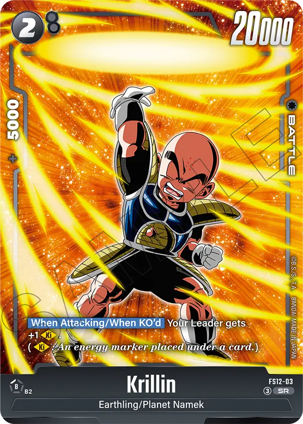 Krillin #03 — STARTER DECK EX THE BEAT OF KI [FS12]