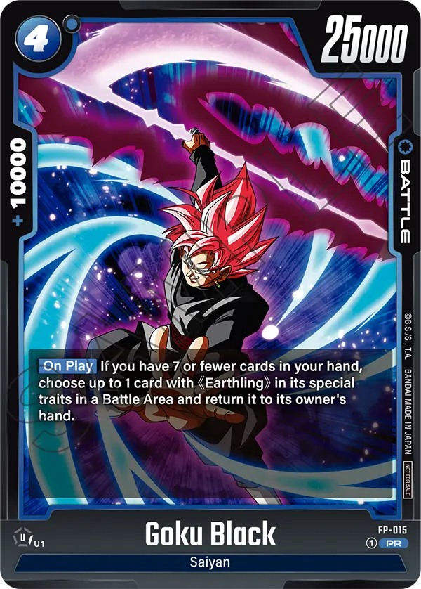 Goku Black — Promotion Card