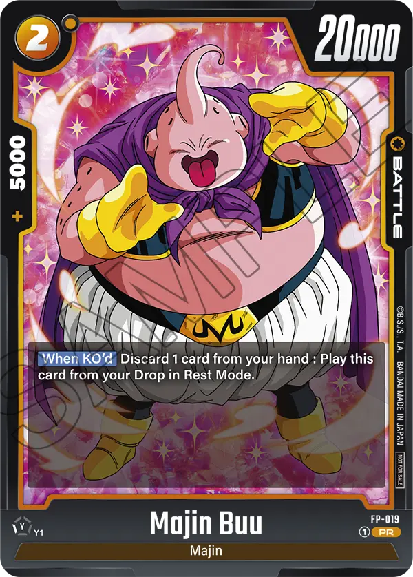Majin Buu — Promotion Card