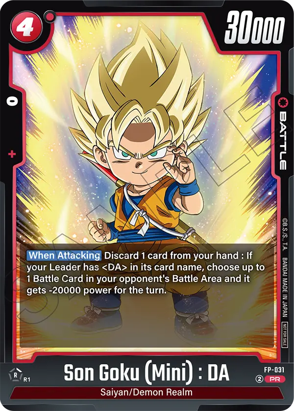 Son Goku (Mini) : DA — Promotion Card