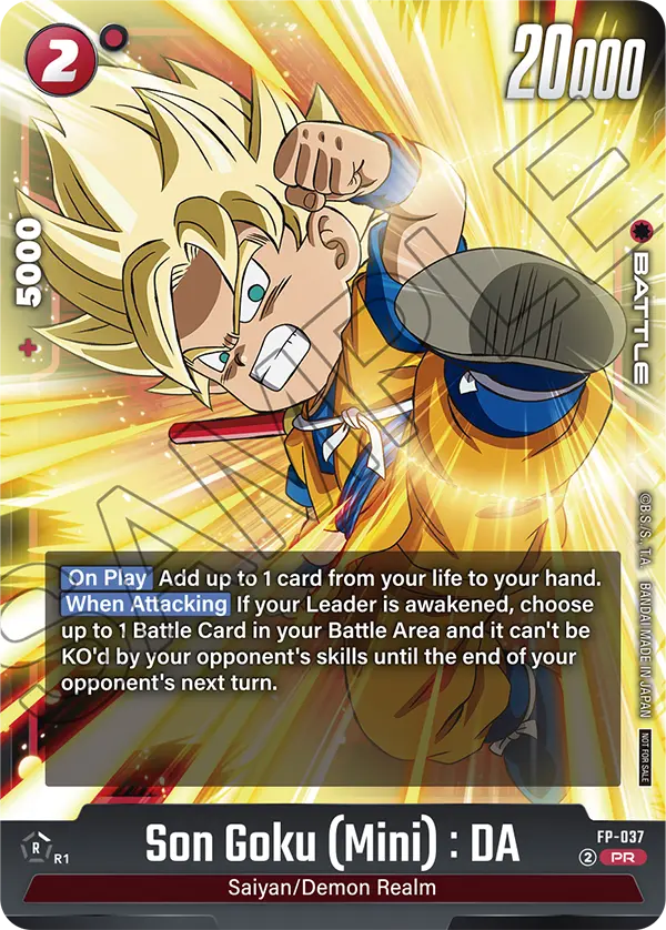 Son Goku (Mini) : DA — Promotion Card