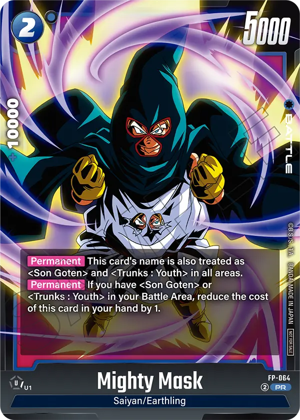 Mighty Mask — Promotion Card