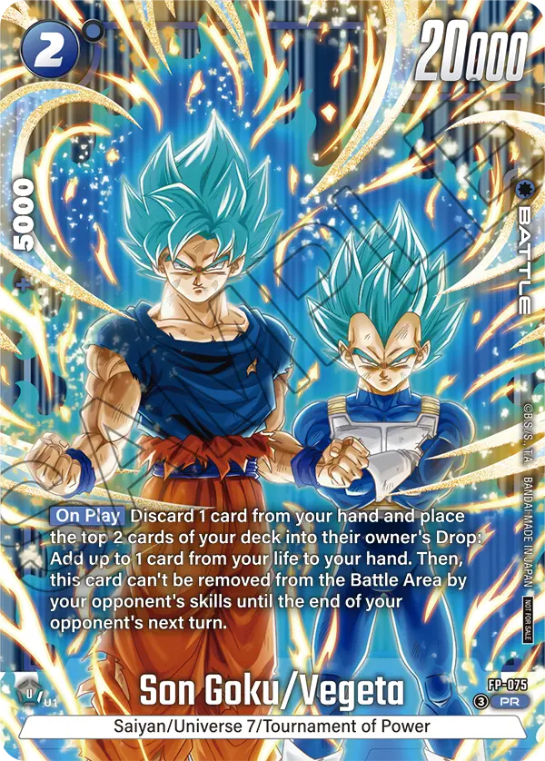 Son Goku/Vegeta — Promotion Card