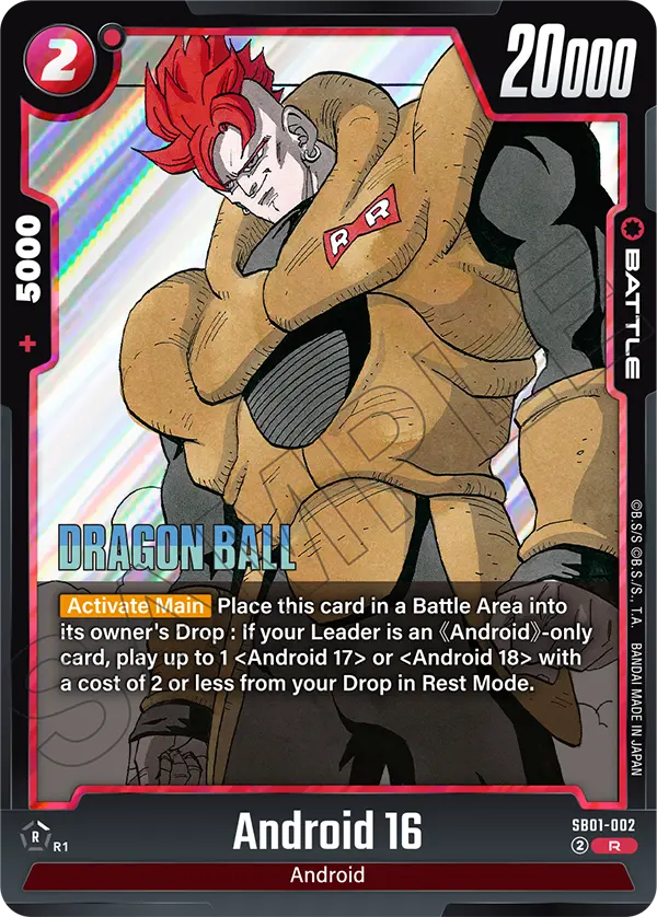 Android 16 #002 — Manga Booster 01