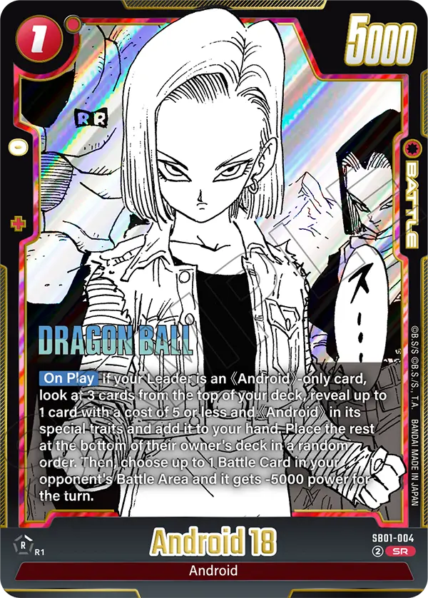Android 18 — Manga Booster 01